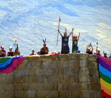 Sun's gateway in Huanuco Marka