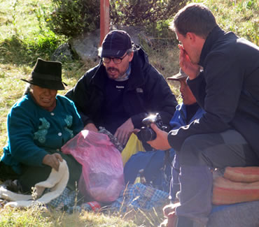 A woman of the Cordillera Huayhuash